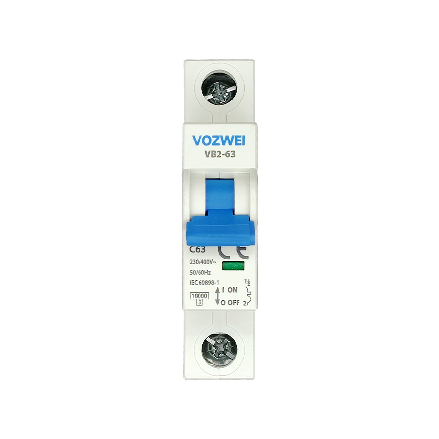 VOZWEI VB2-63 1P MCB Front 01